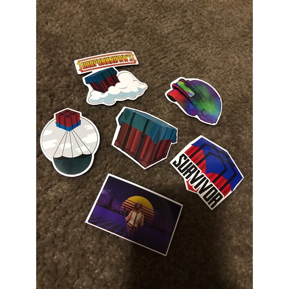 6 PUBG Stickers